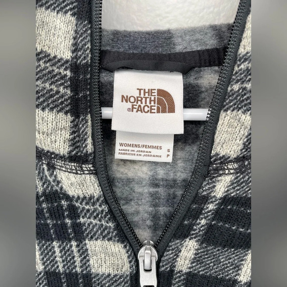 The North Face Women's Crescent Hooded Fleece Pullover Heritage Plaid Size Small - Picture 6 of 14